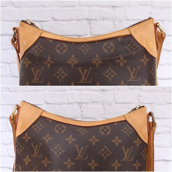 Louis Vuitton Odeon PM Monogram Crossbody Canvas Handbag Messenger Brown A3473 - Picture 10 of 12